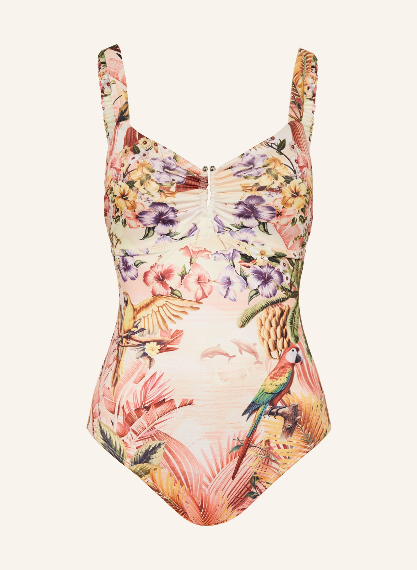 Princess GOES HOLLYWOOD swimsuit: SALMON / PURPLE / GREEN