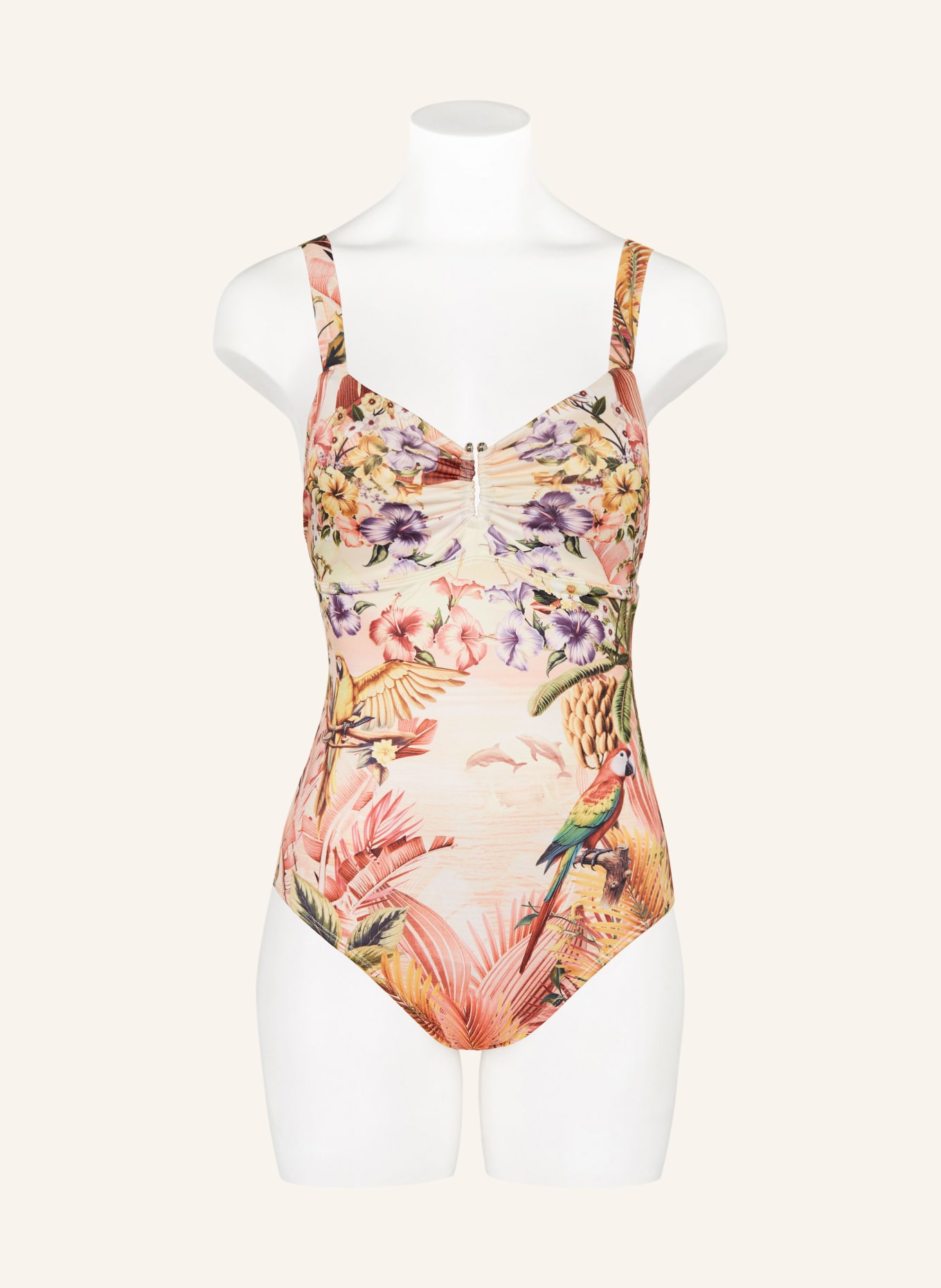 Princess GOES HOLLYWOOD swimsuit: SALMON / PURPLE / GREEN