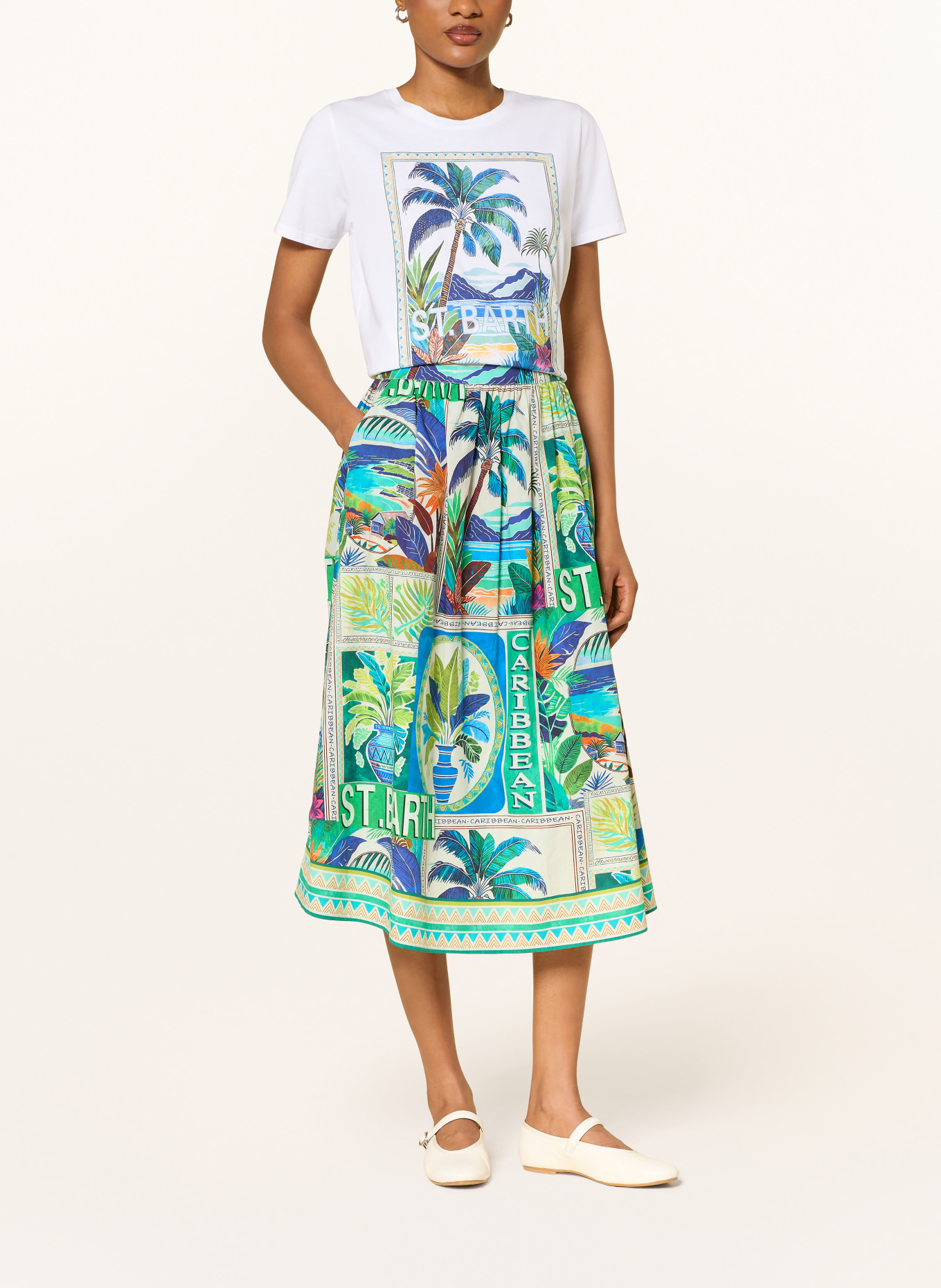 Princess GOES HOLLYWOOD Rock: BLAU / CREME / GRÜN