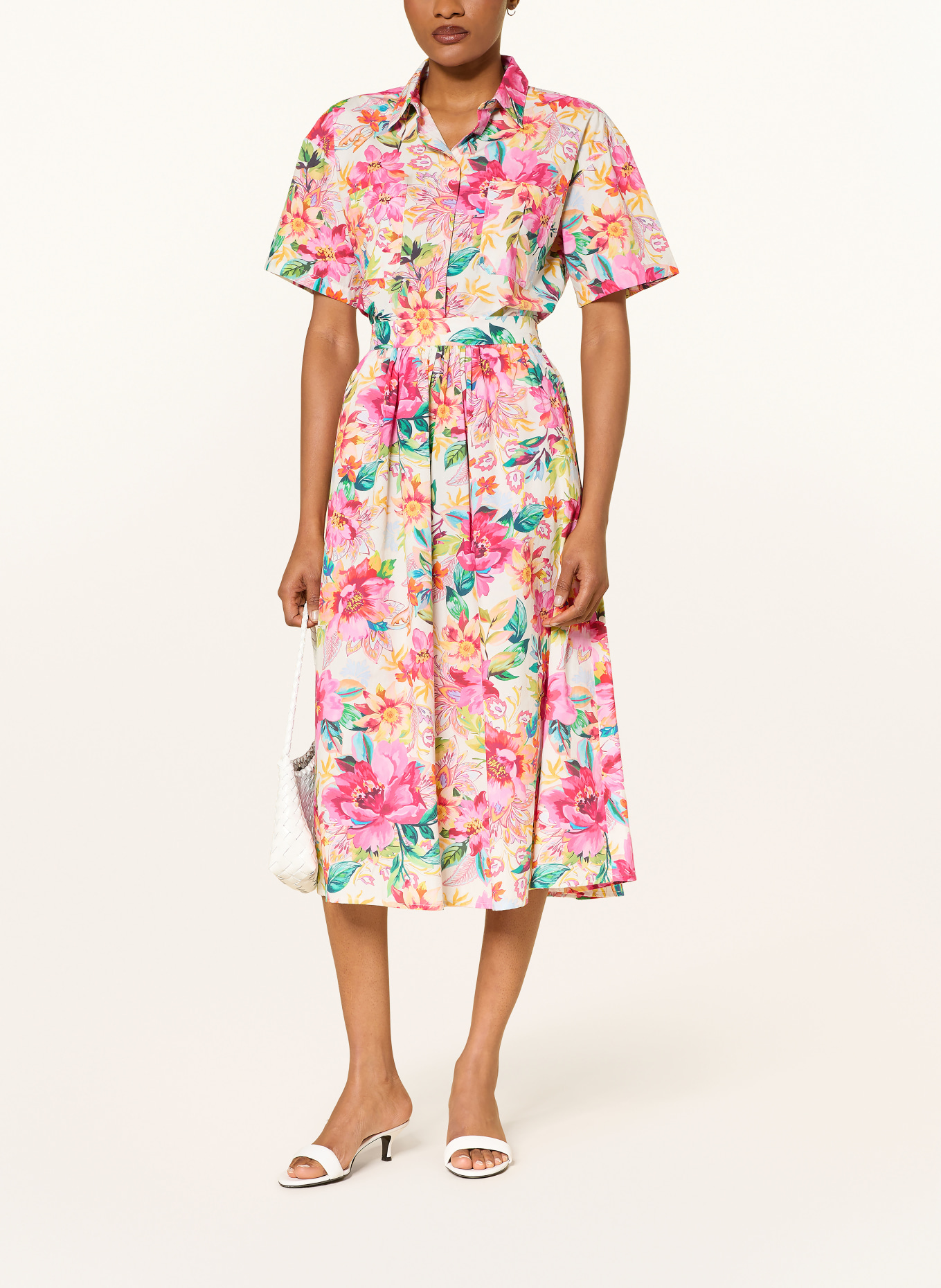 Princess GOES HOLLYWOOD Jupe: ROSE FUCHSIA / CRÈME / VERT