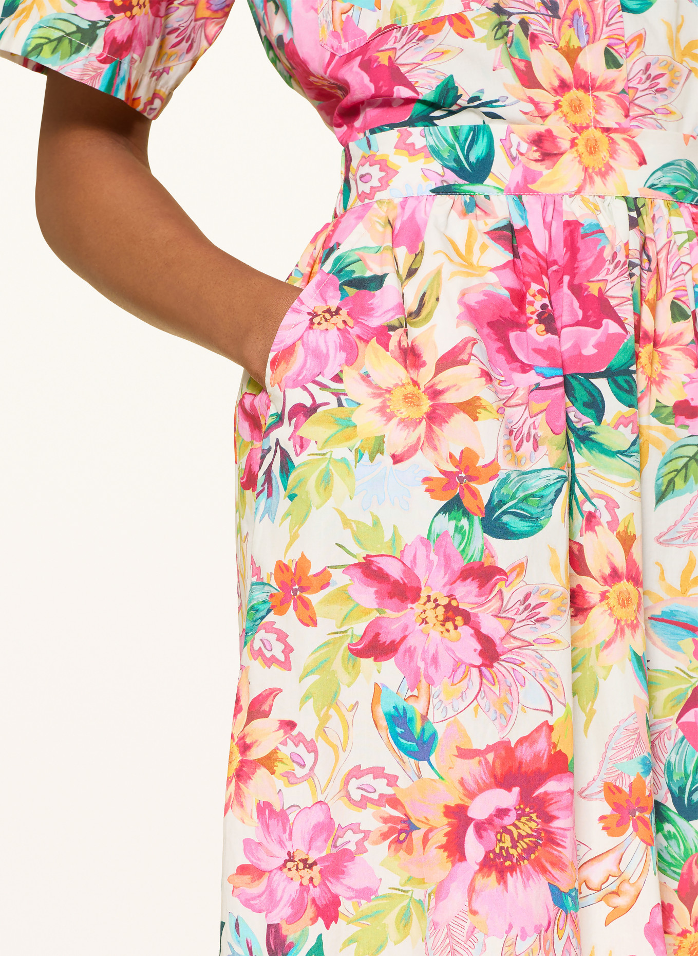 Princess GOES HOLLYWOOD Jupe: ROSE FUCHSIA / CRÈME / VERT