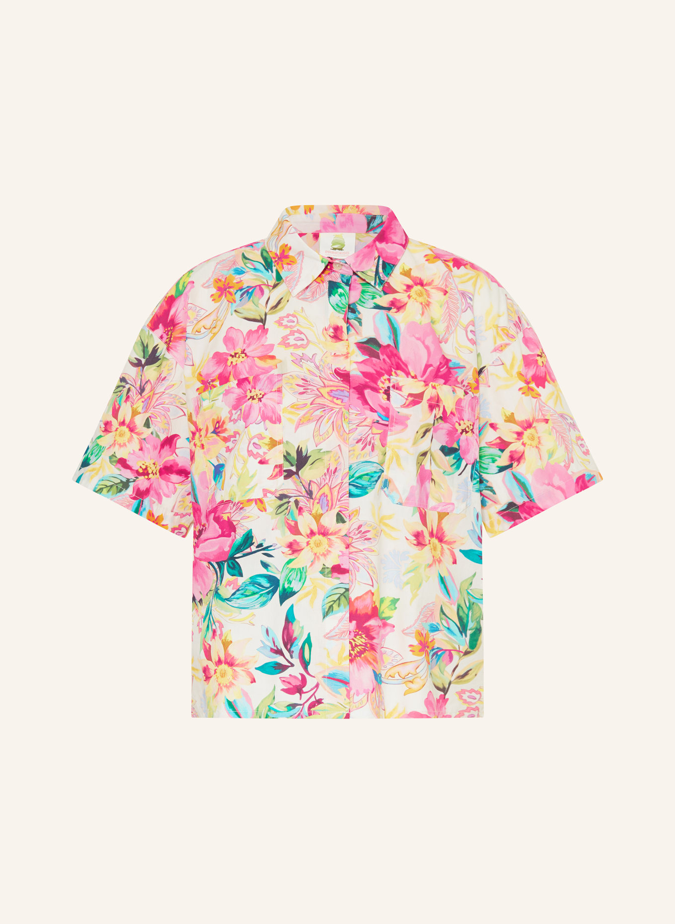 Princess GOES HOLLYWOOD Hemdbluse: PINK / GELB / GRÜN