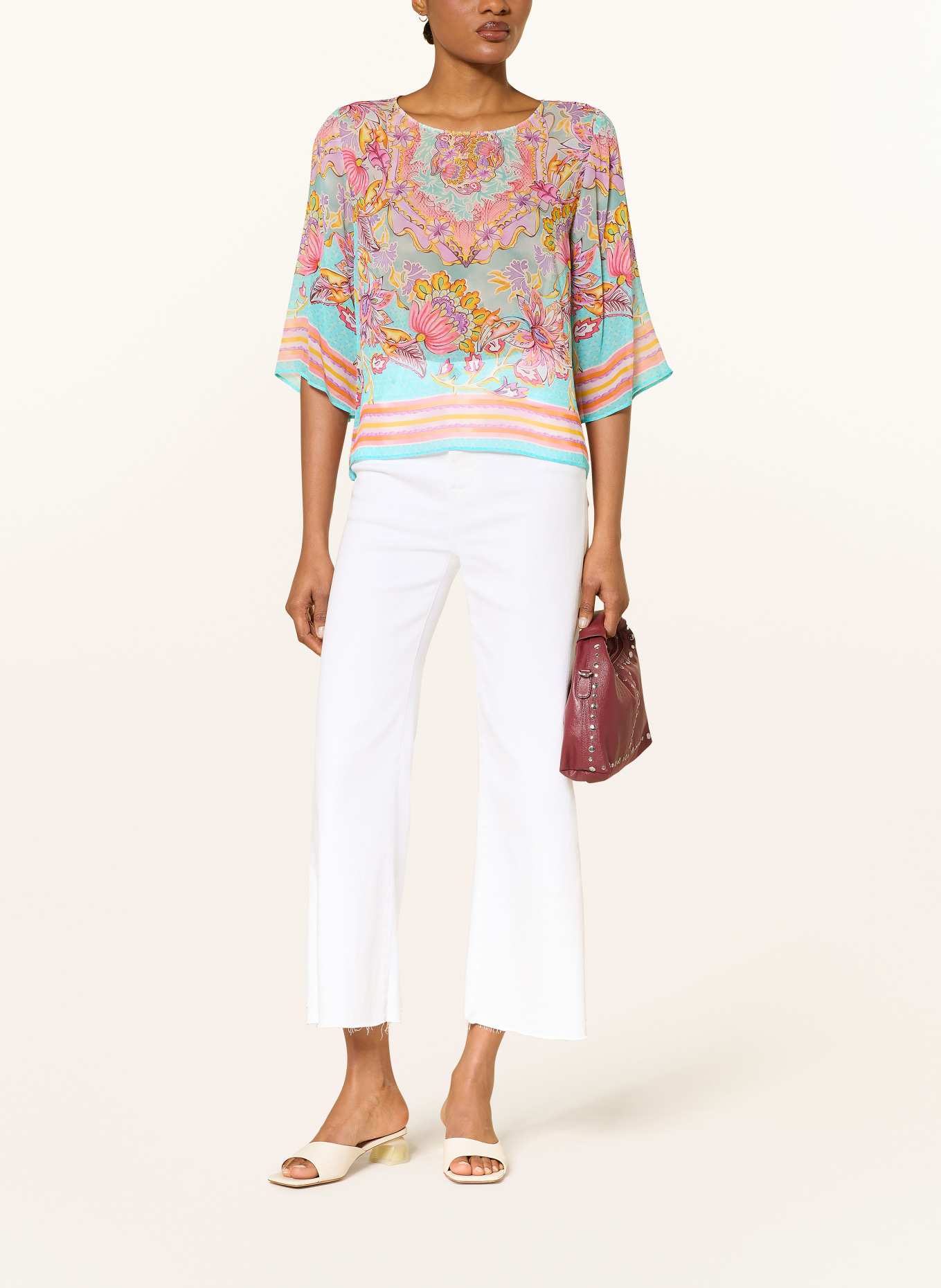 Princess GOES HOLLYWOOD blůza: MODRÁ / TMAVĚ ŽLUTÁ