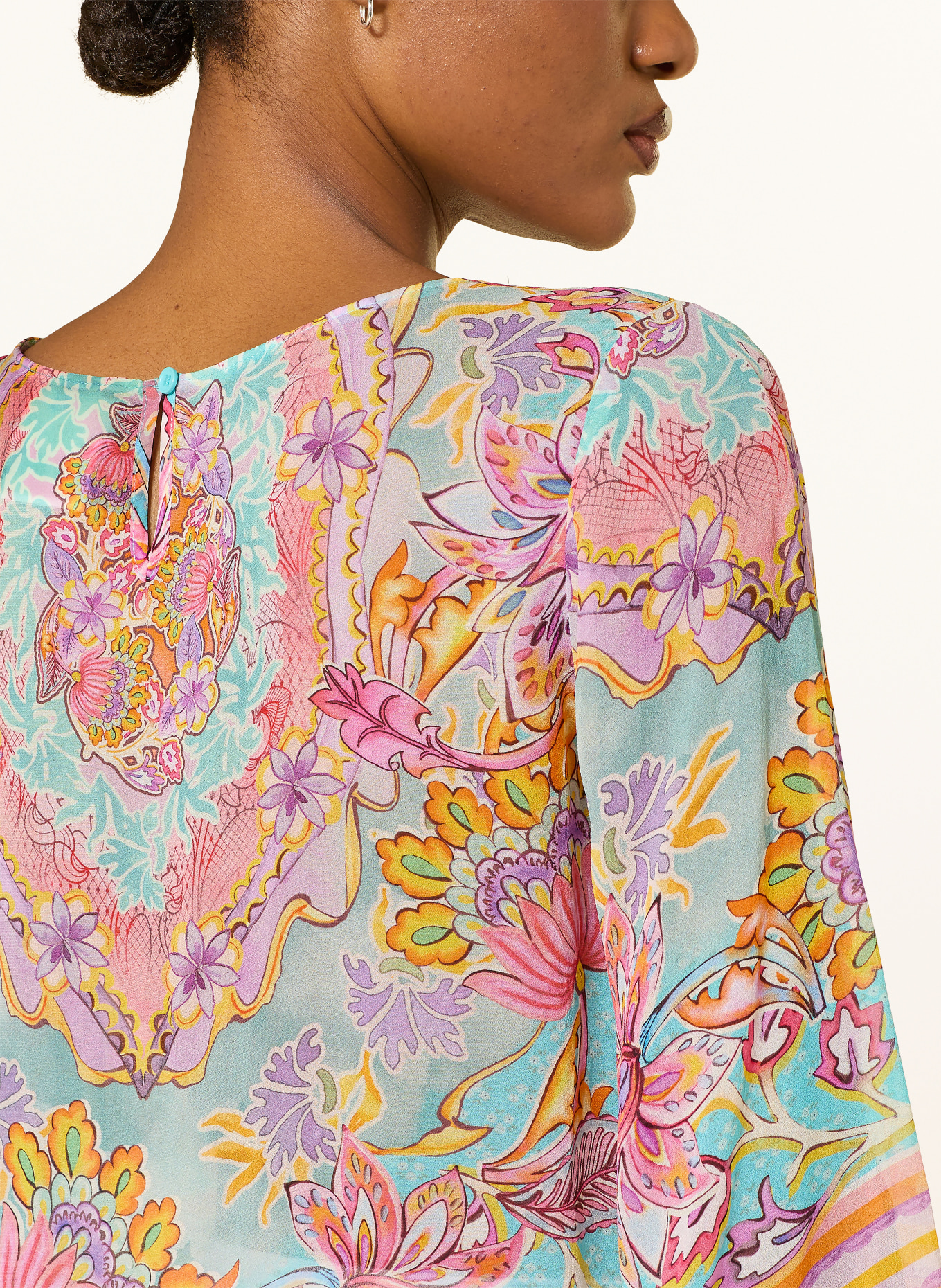 Princess GOES HOLLYWOOD blůza: MODRÁ / TMAVĚ ŽLUTÁ