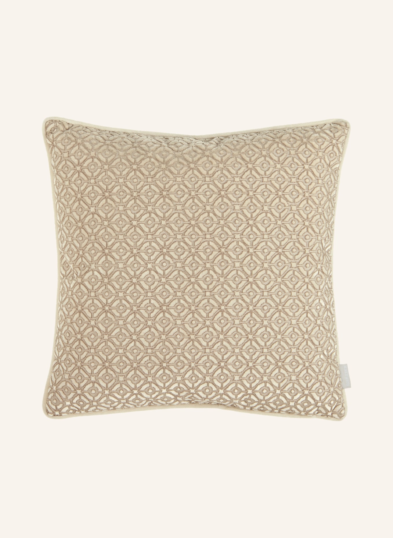 ROHLEDER NOBLE decorative pillow with feather filling: CREAM