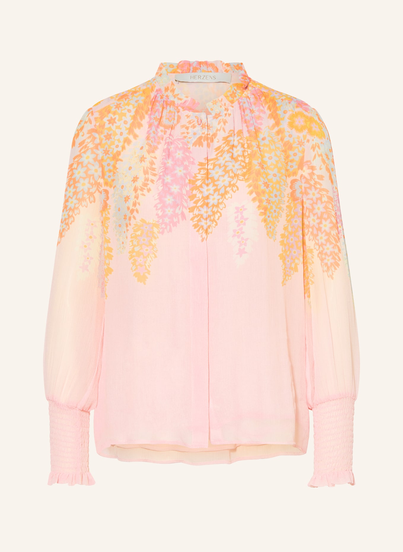 HERZENS bluzka: RÓŻOWY / POMARAŃCZOWY / ŻÓŁTY