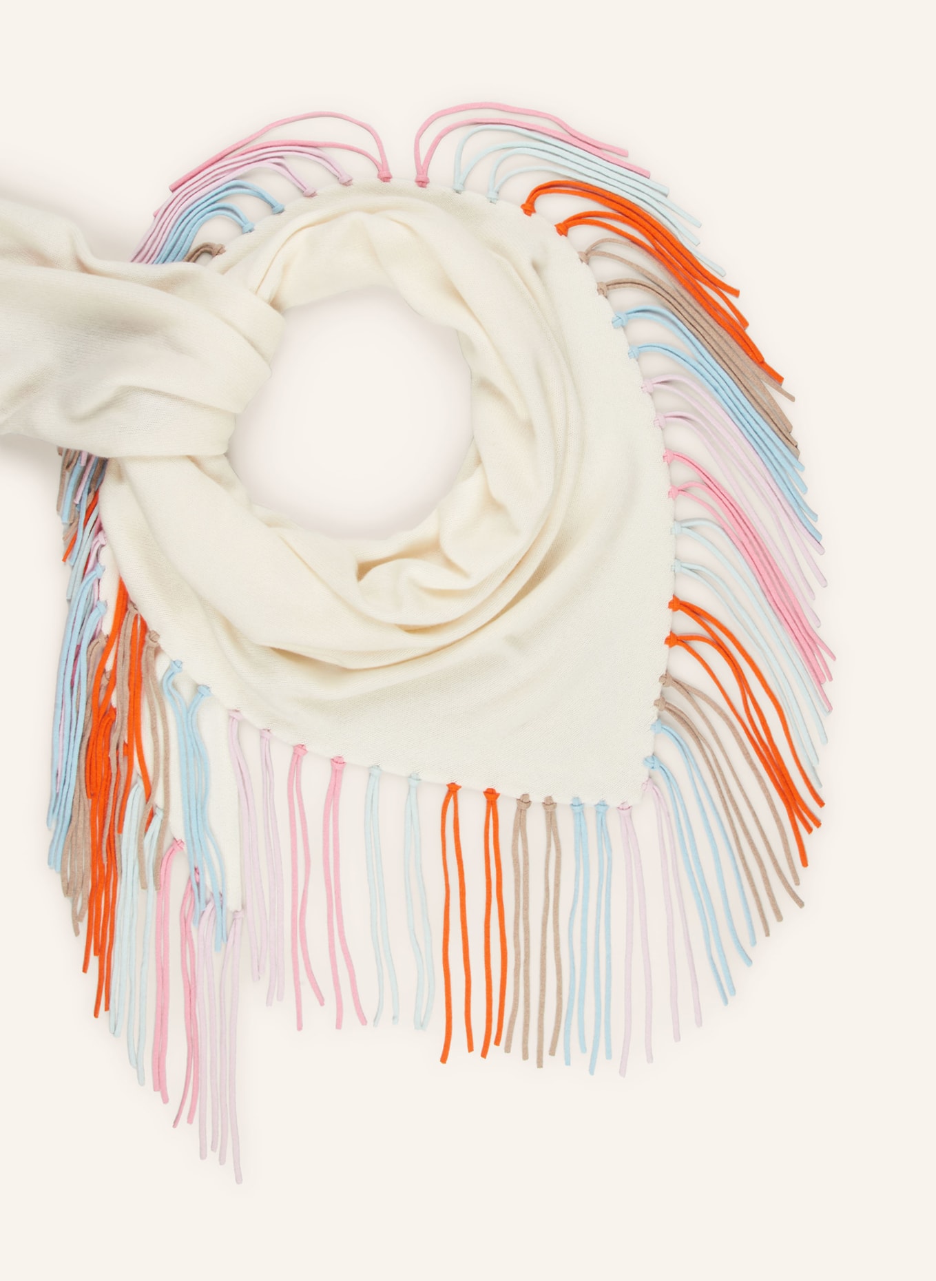 HERZENS Trojúhelníkový šátek s kašmírem: REŽNÁ