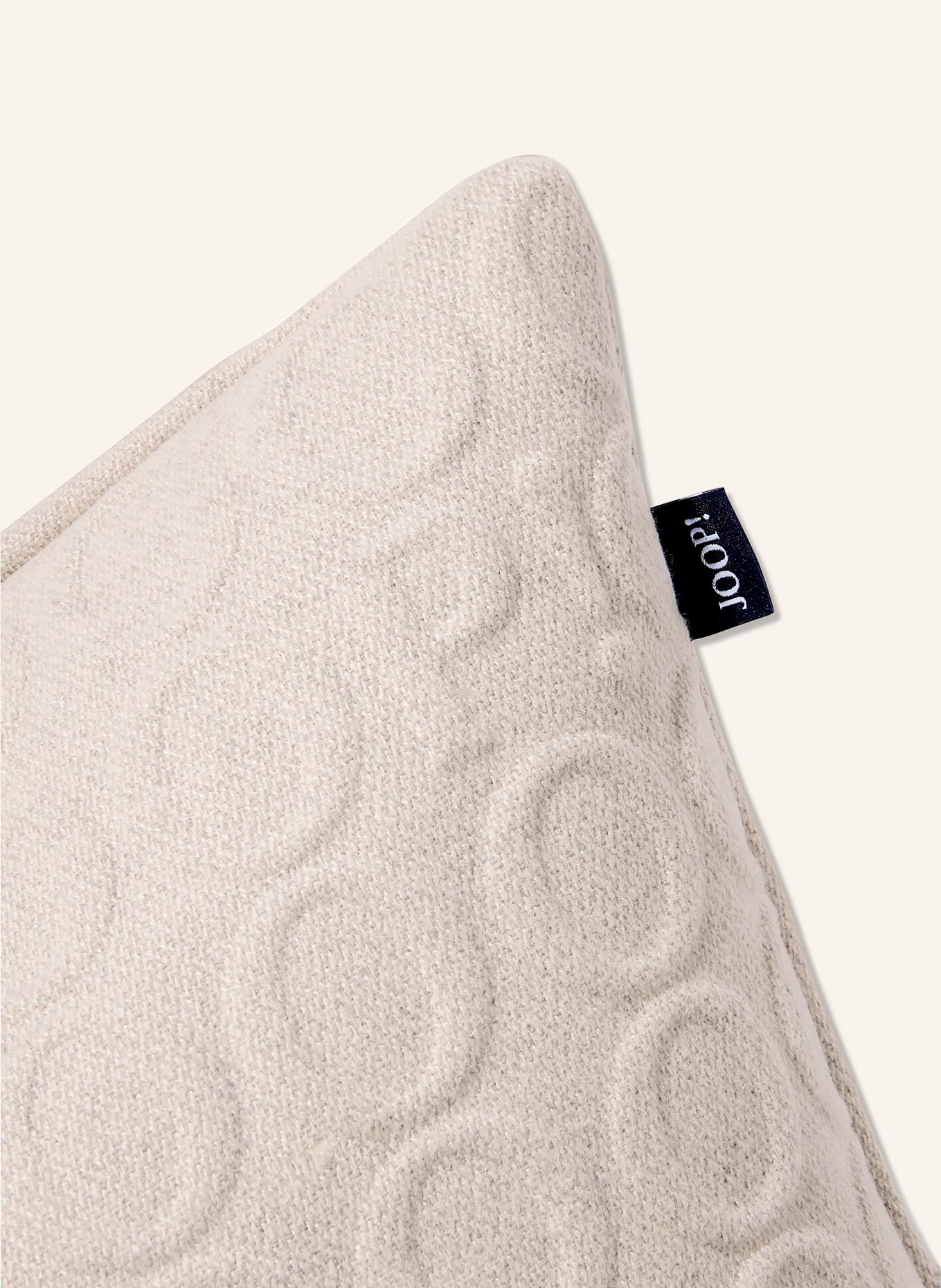 JOOP! Dekokissenhülle J!SIGNATRE: CREME