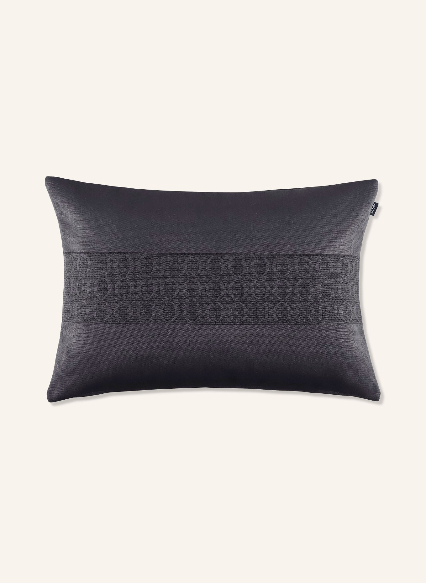 JOOP! Dekokissenhülle J!SIGNATURE: DUNKELGRAU