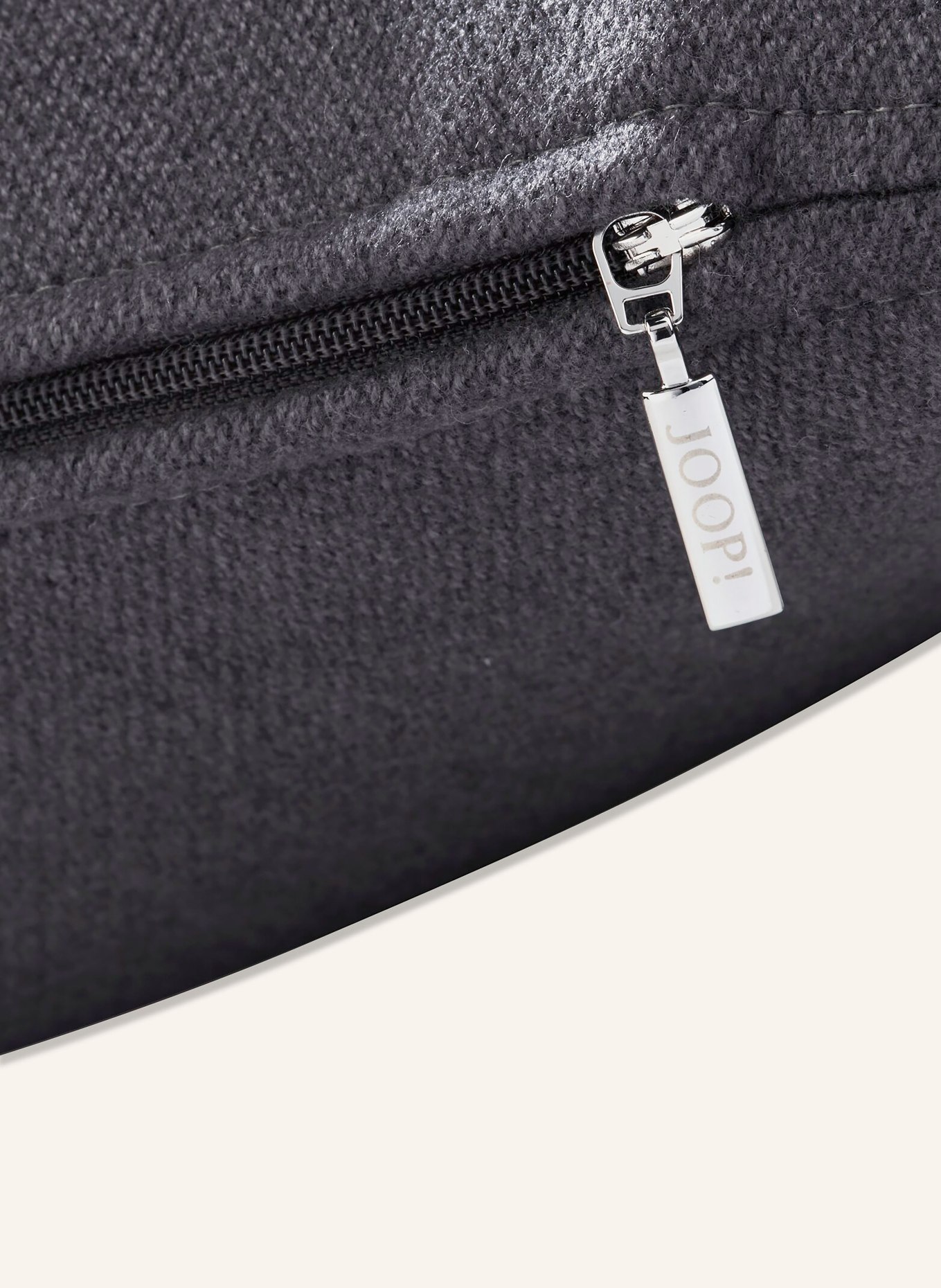 JOOP! Dekokissenhülle J!SIGNATURE: DUNKELGRAU