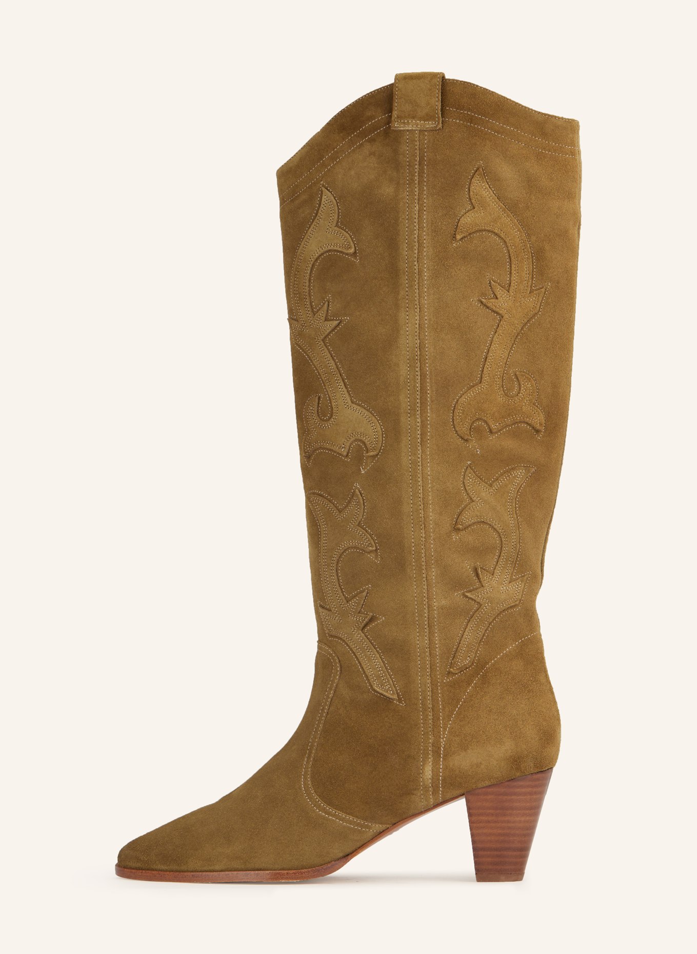 ba&sh Cowboy Boots CASEY: KHAKI