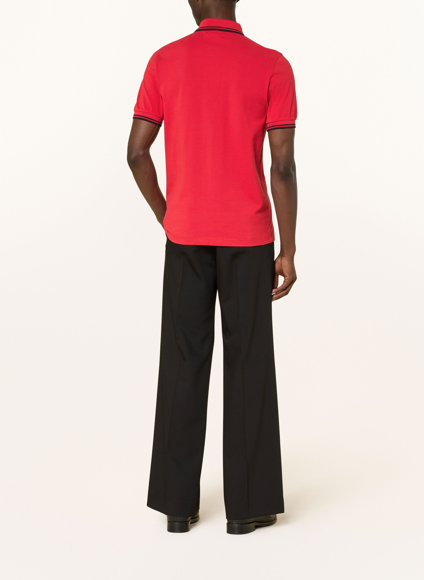 FRED PERRY Piqué-Poloshirt: ROT