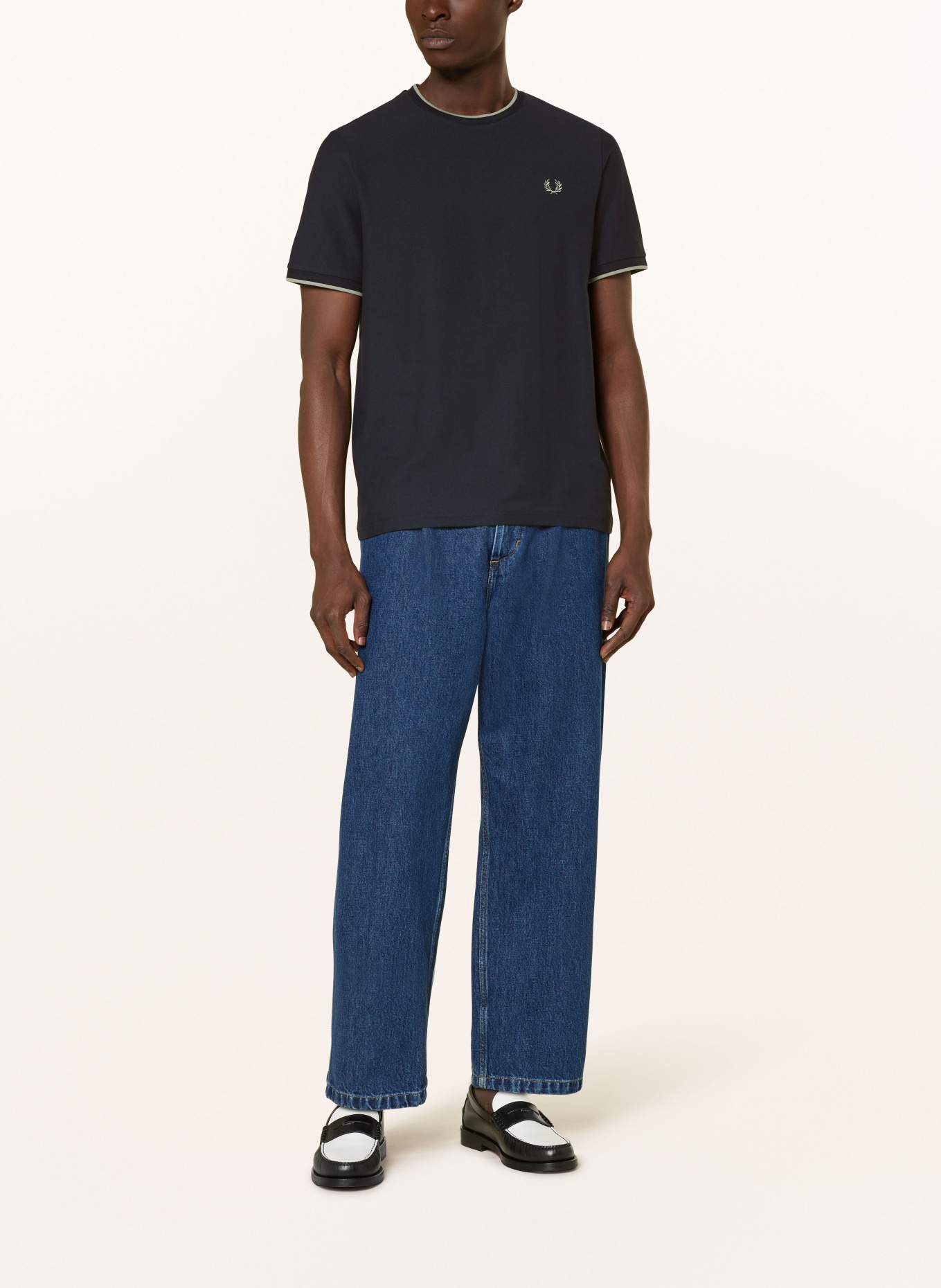 FRED PERRY T-shirt: DARK BLUE