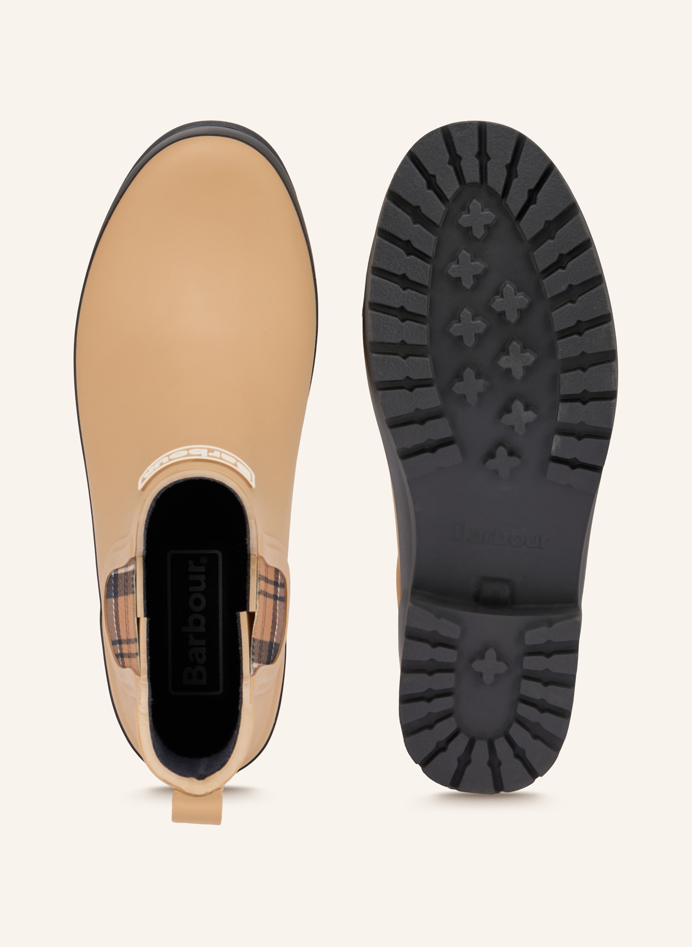 Barbour MALLOW rubber boots: BEIGE