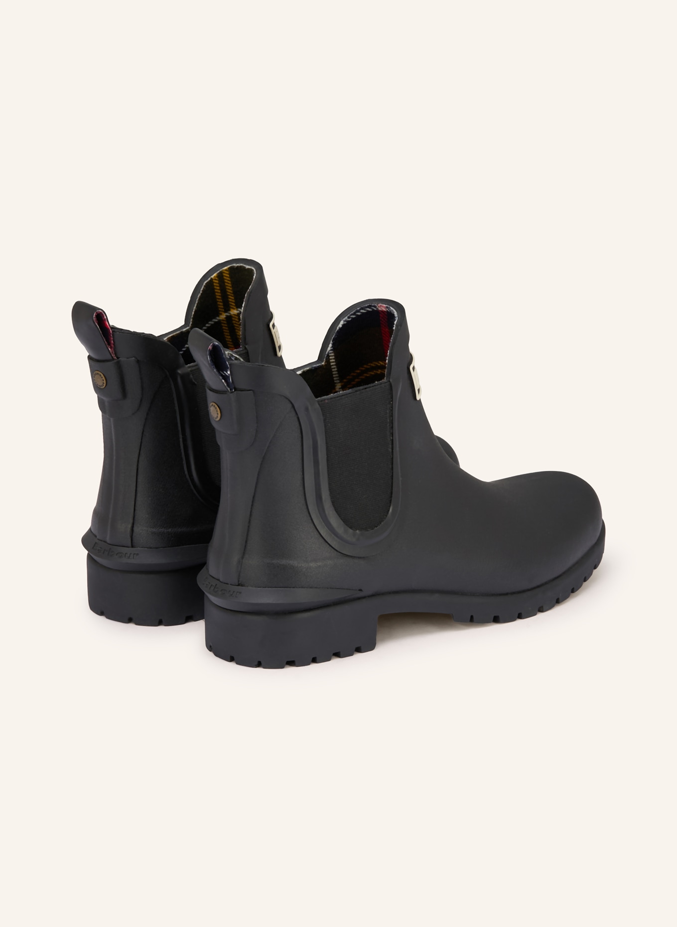 Barbour Gumové holínky WILTON: ČERNÁ