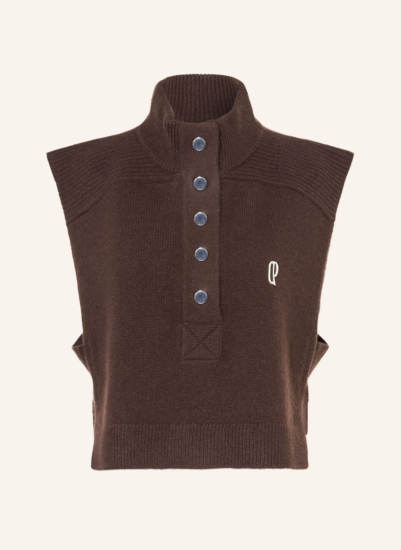 CLAUDIE PIERLOT Pullunder MIMU: DUNKELBRAUN