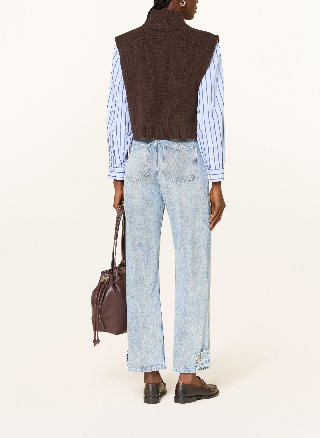 CLAUDIE PIERLOT Pullunder MIMU: DUNKELBRAUN