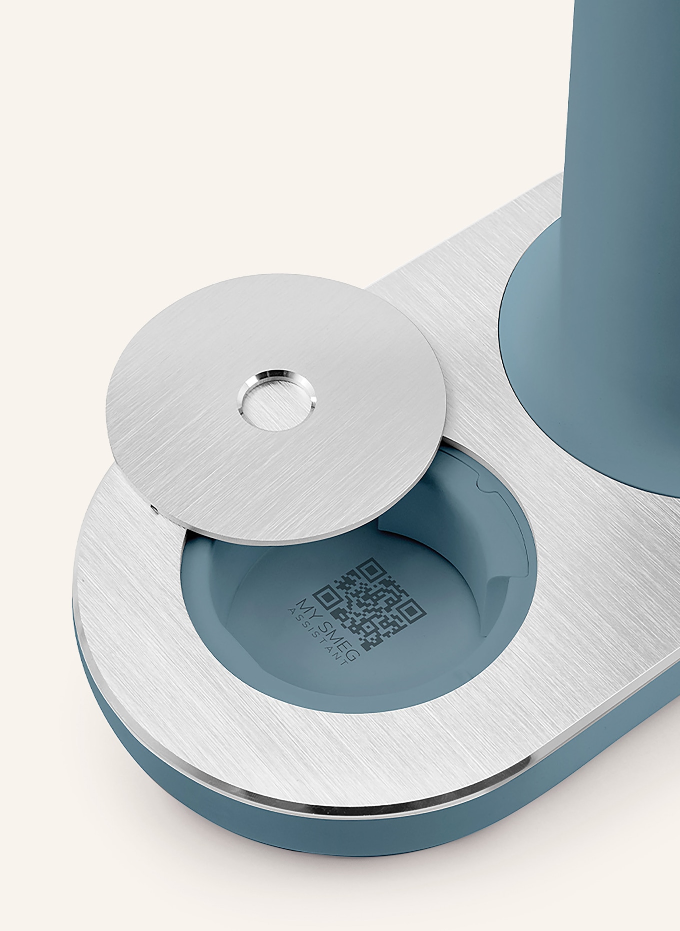 SMEG Water bubbler SKC01BLM: TEAL / SILVER