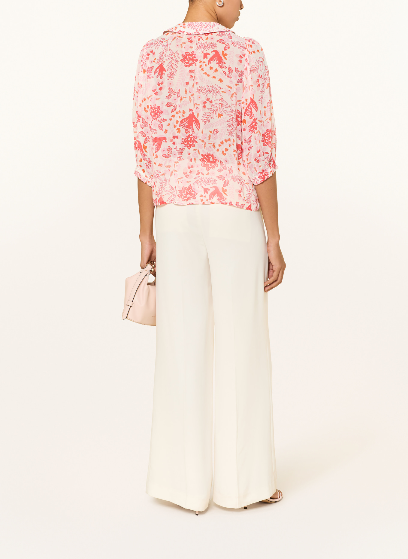 Part Two Blusenshirt ALVIAPW mit 3/4-Arm: ROT / ROSA / ECRU