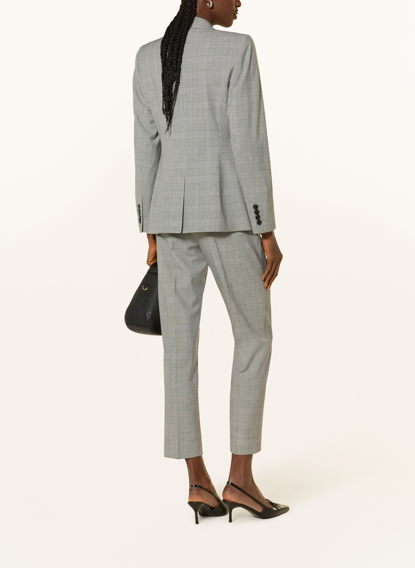 REISS Marynarka BROOKLYN: SZARY / BIAŁY / CZARNY