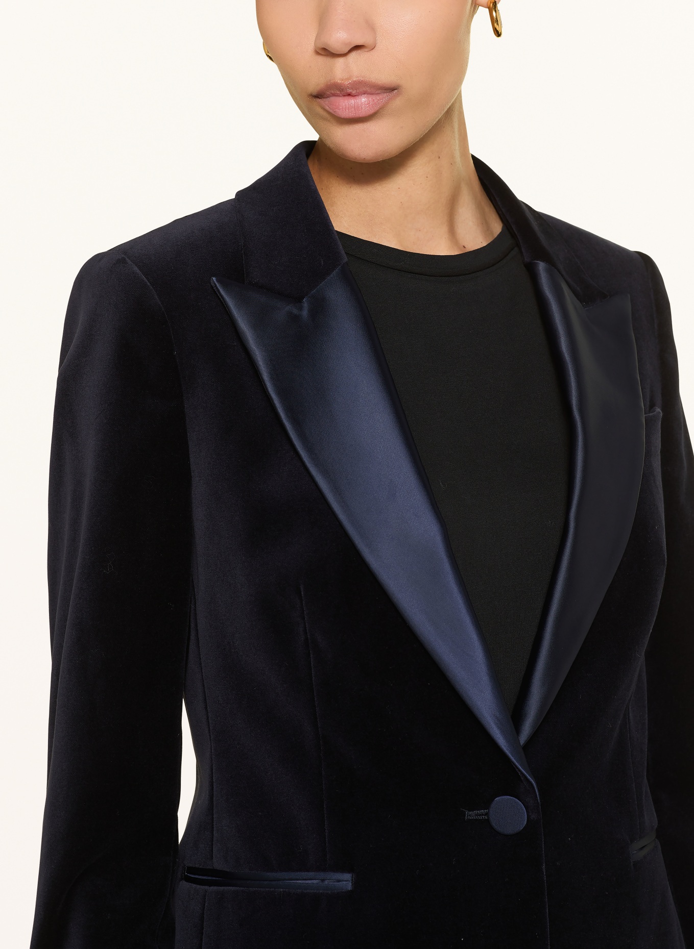 REISS Marynarka BROOKLYN: GRANATOWY