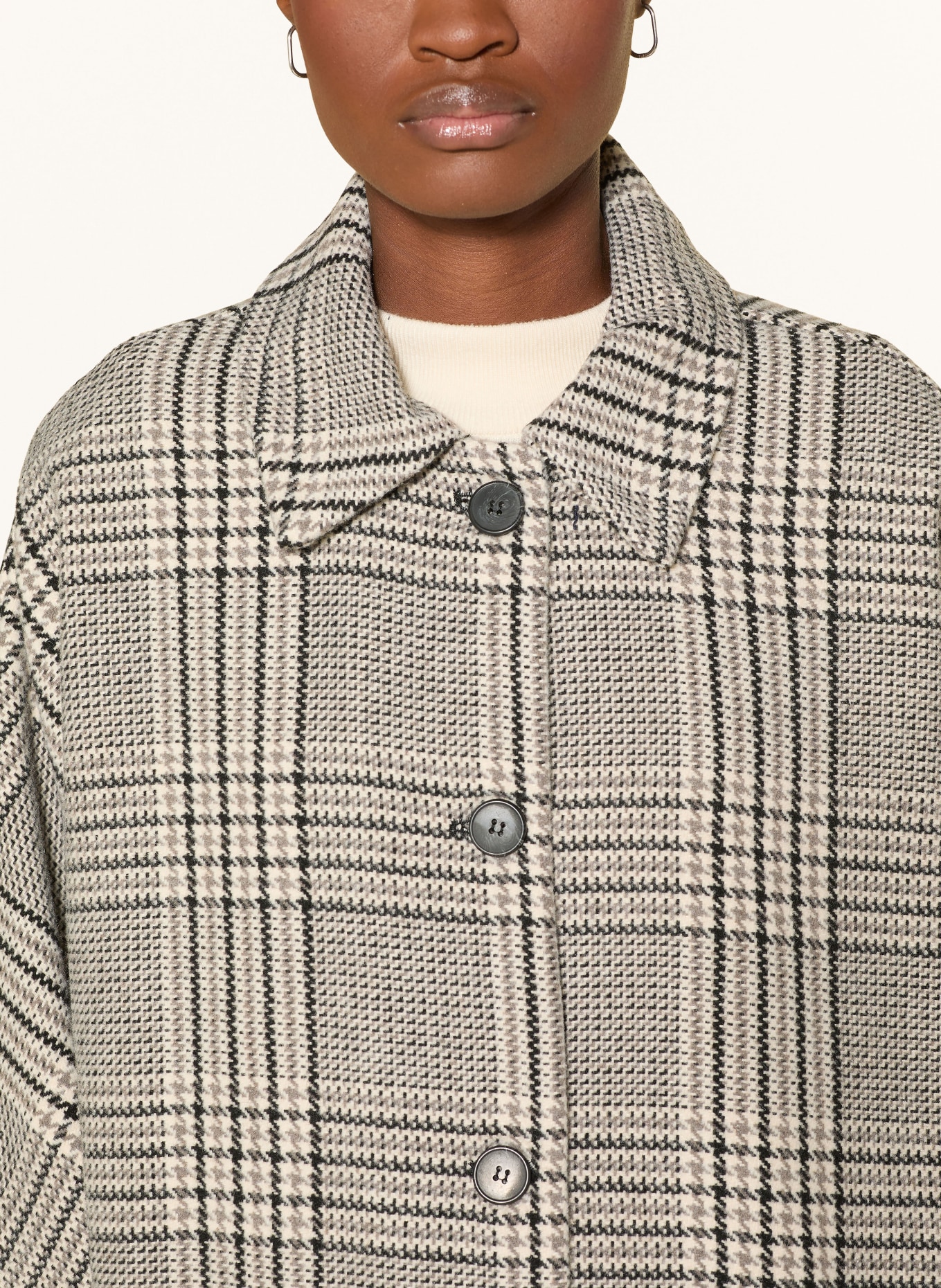 rossana diva Mantel: GRAU / CAMEL / SCHWARZ