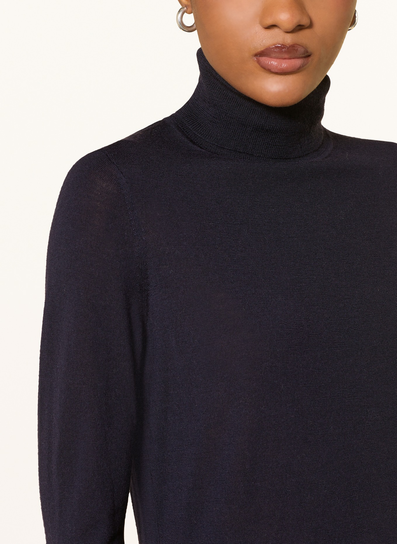 HOBBS Rollkragenpullover LARA: DUNKELBLAU