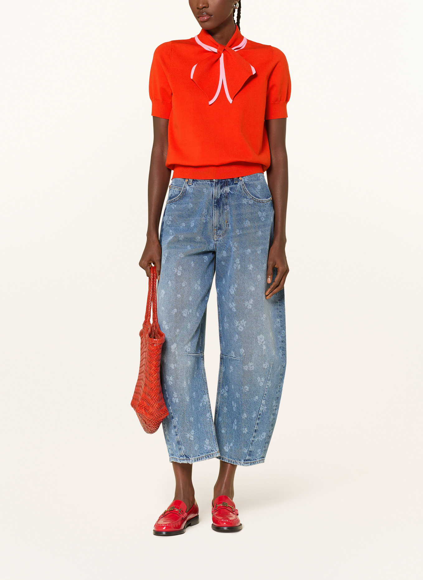 ESSENTIEL ANTWERP Strickshirt JONDA: ROT