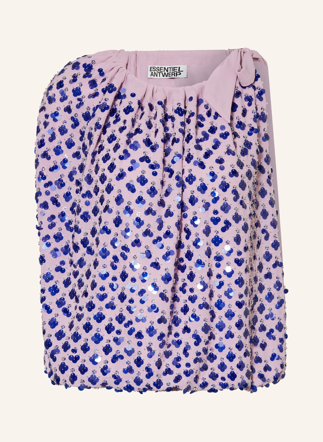 ESSENTIEL ANTWERP Blusentop JOCELYN mit Pailletten: HELLLILA / LILA
