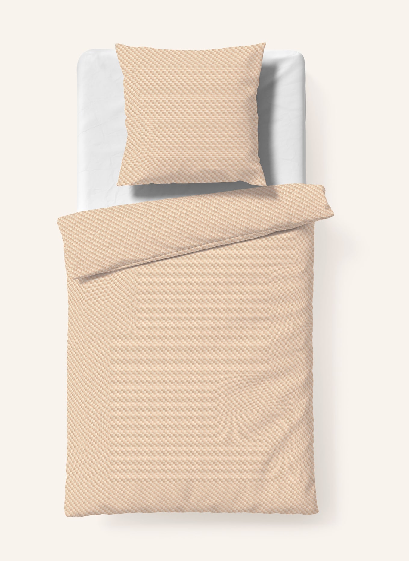 fleuresse Bettwäsche LECH: BEIGE / CREME