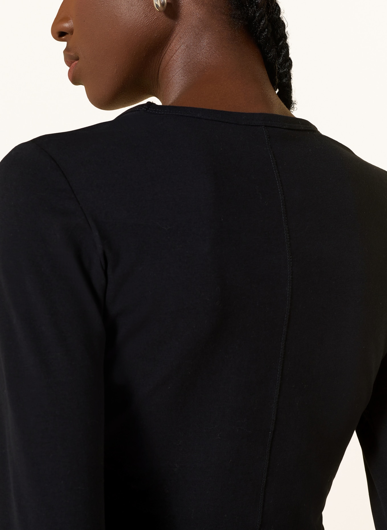 REISS Longsleeve JADA: SCHWARZ