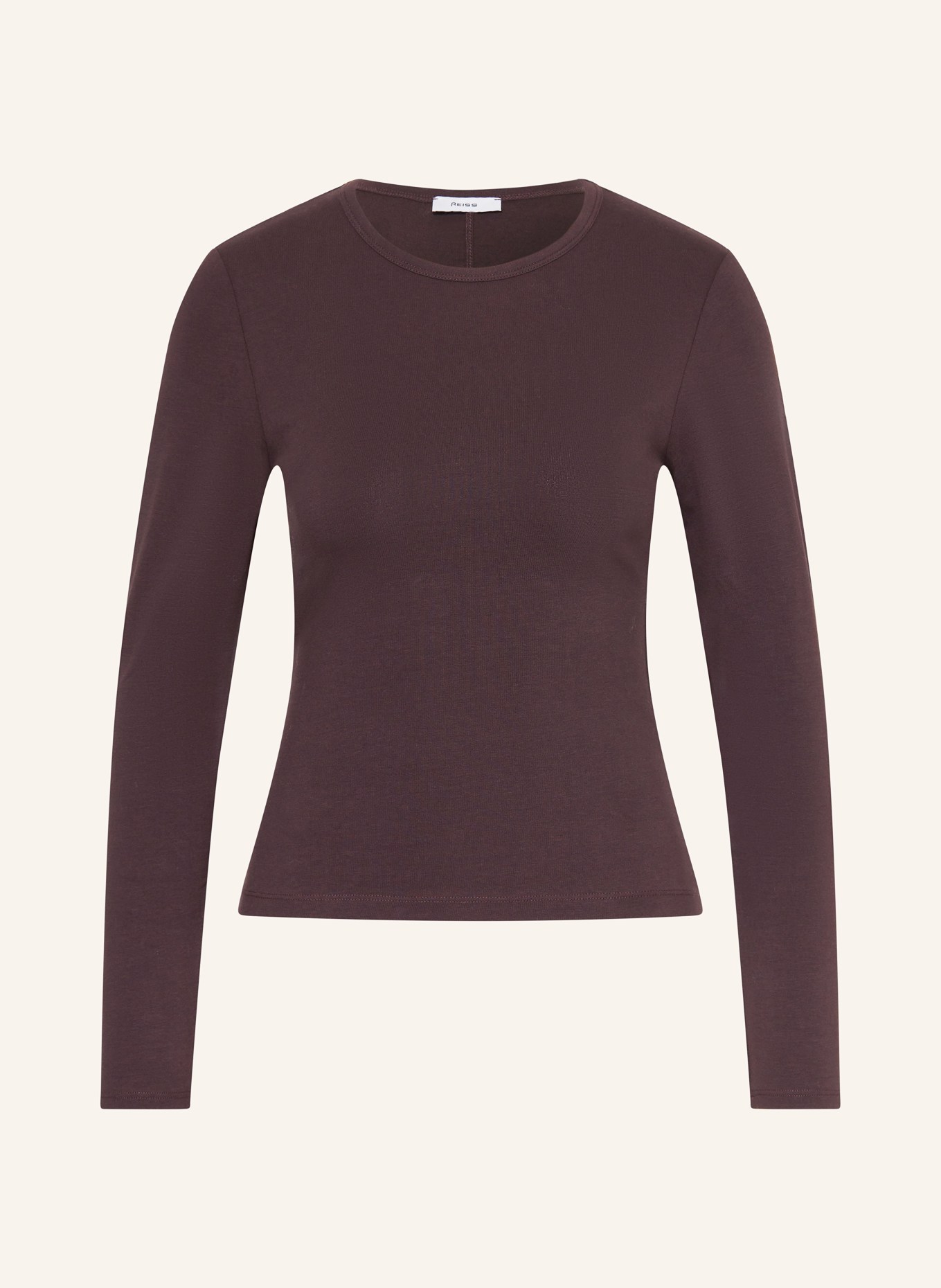 REISS Longsleeve JADA: DUNKELLILA