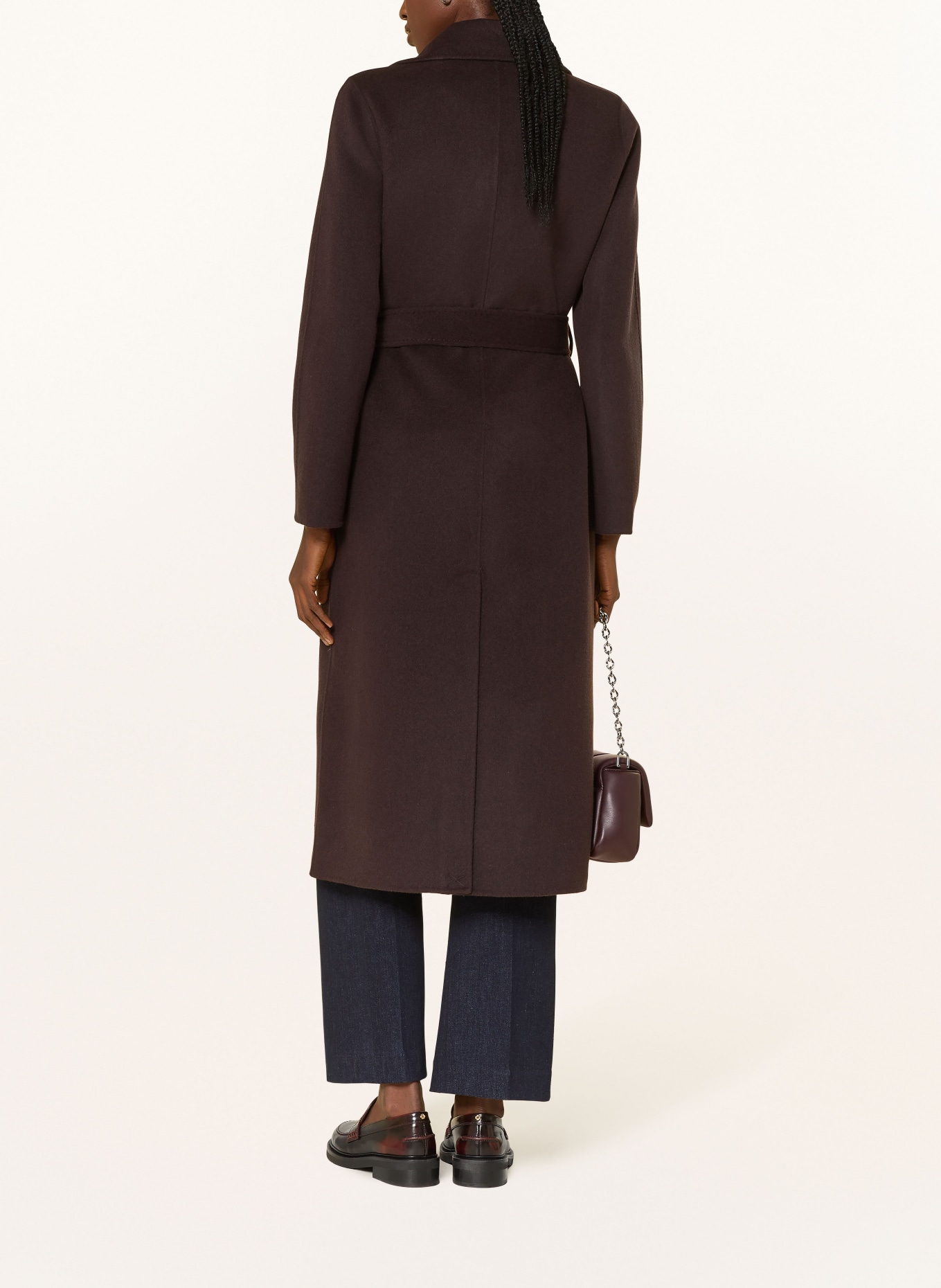 REISS Mantel RENE: DUNKELBRAUN