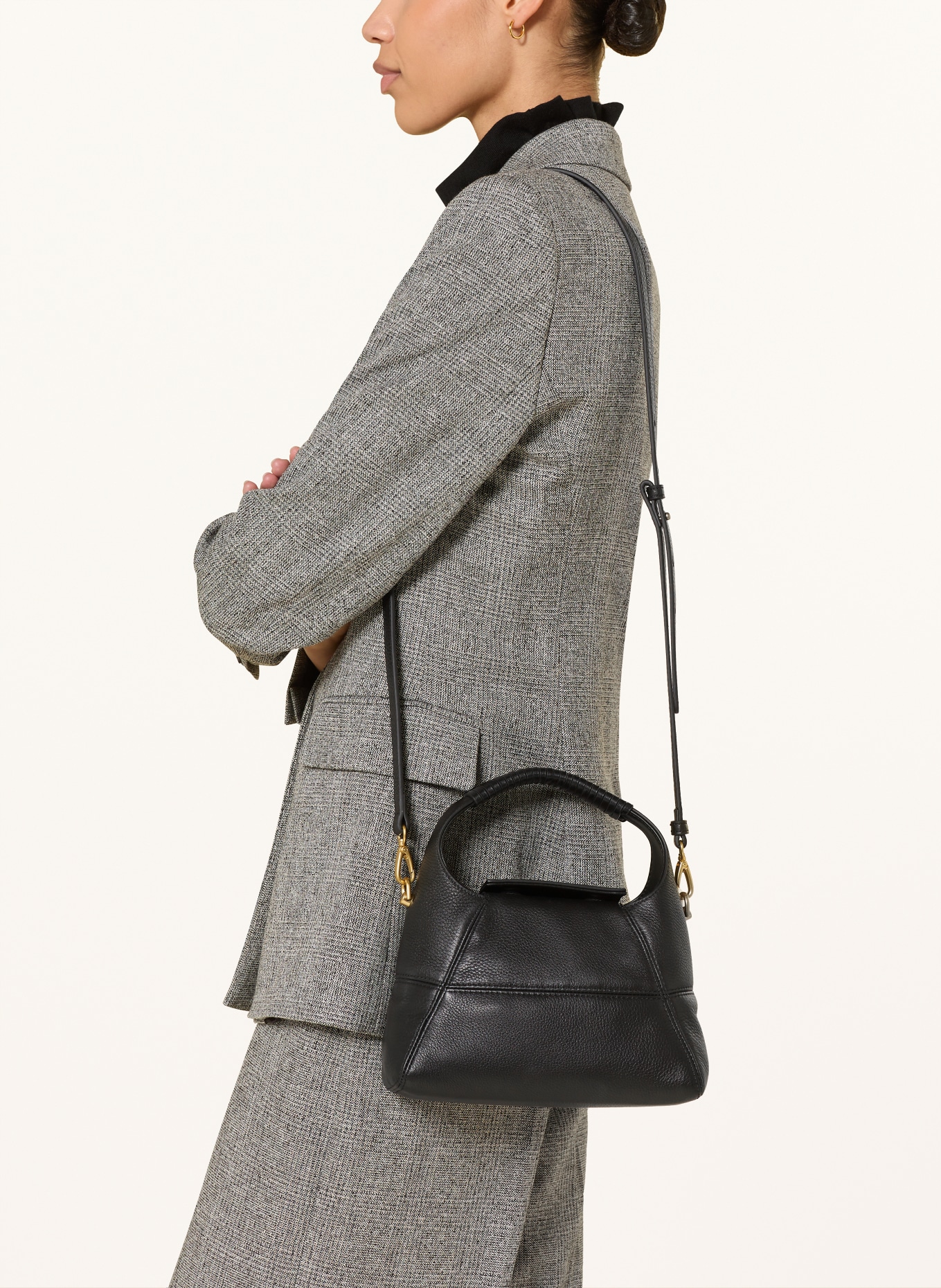 REISS Handtasche OCTAVIA: SCHWARZ