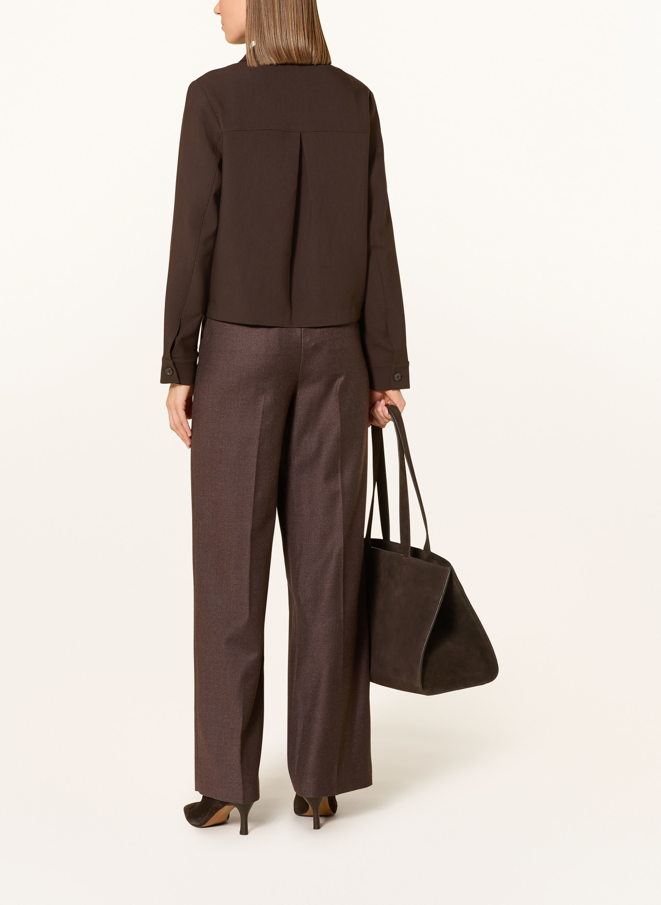 someday Kastenjacke NANUNA: DUNKELBRAUN