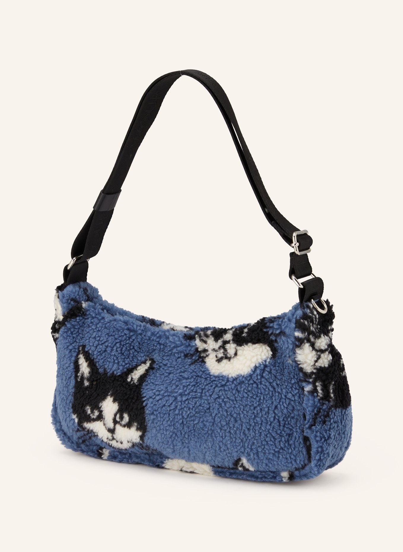WOUF LUNA shoulder bag: BLUE / WHITE / BLACK