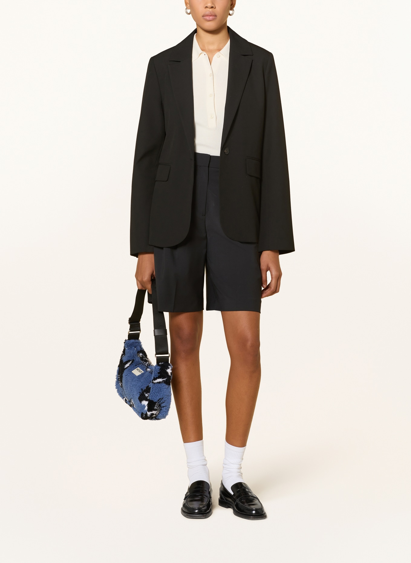 WOUF LUNA shoulder bag: BLUE / WHITE / BLACK