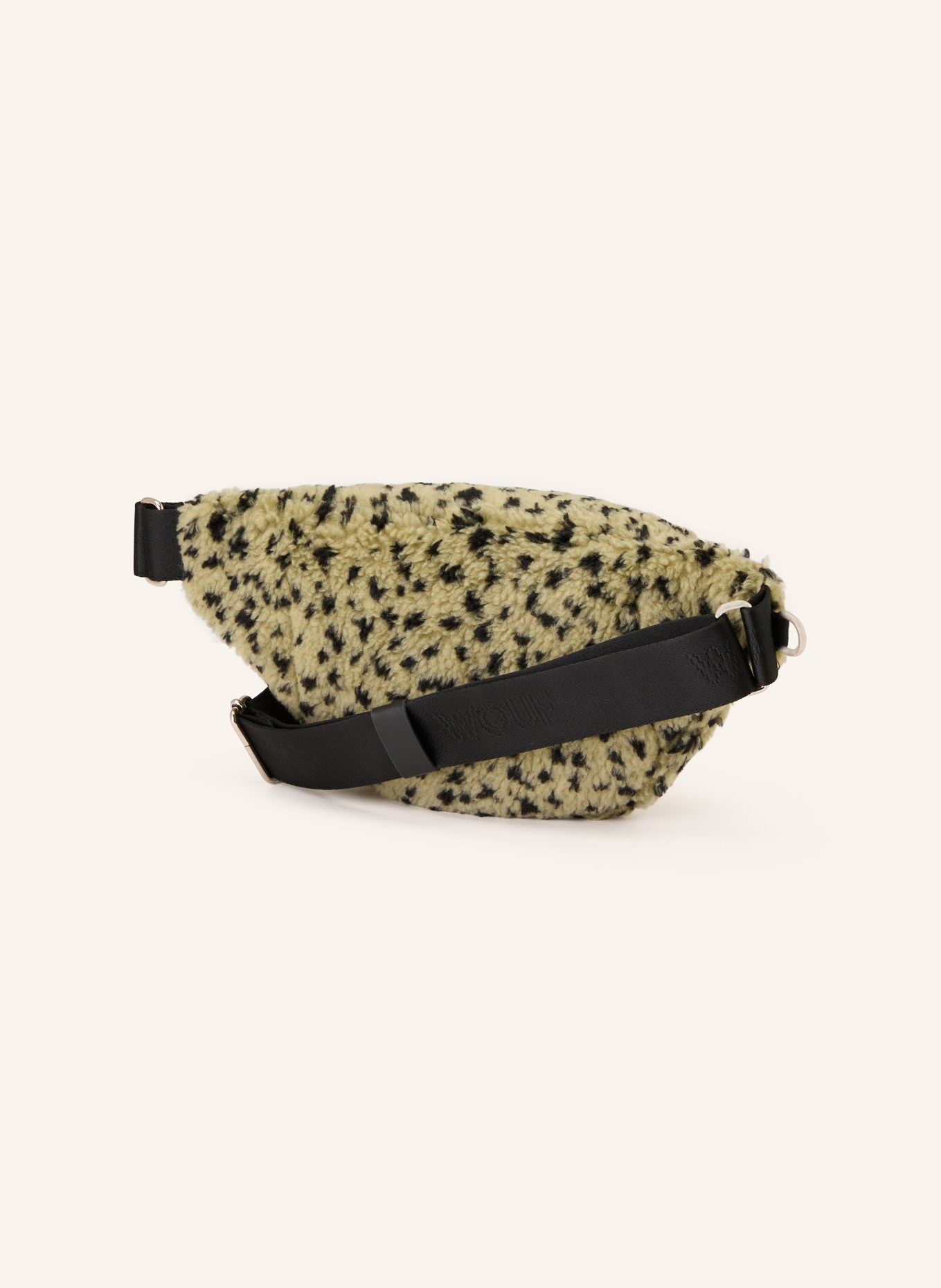 WOUF OLIVIA belt bag: LIGHT GREEN / BLACK