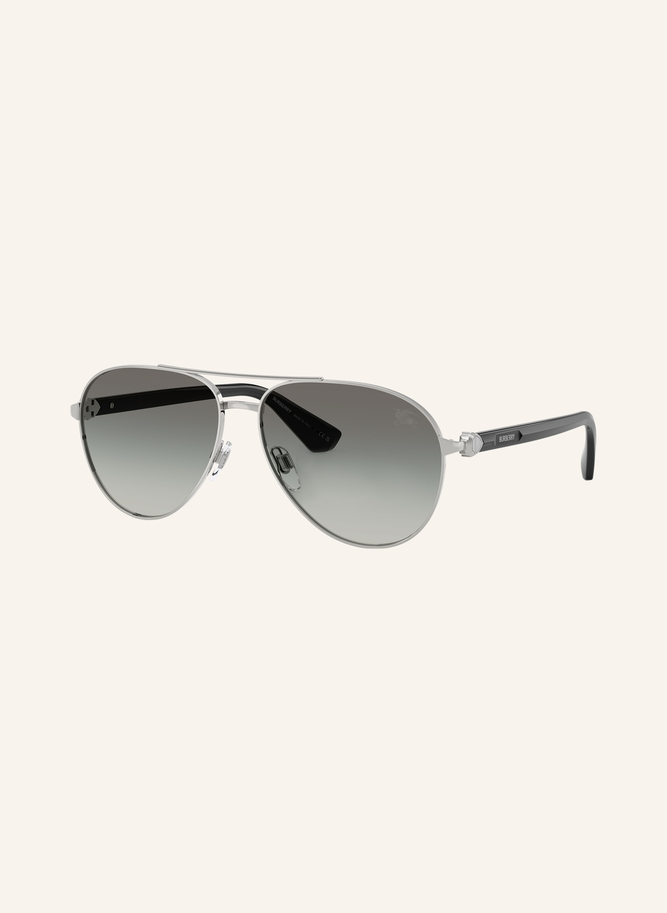 BURBERRY Sunglasses BE3167: SILVER/GRAY