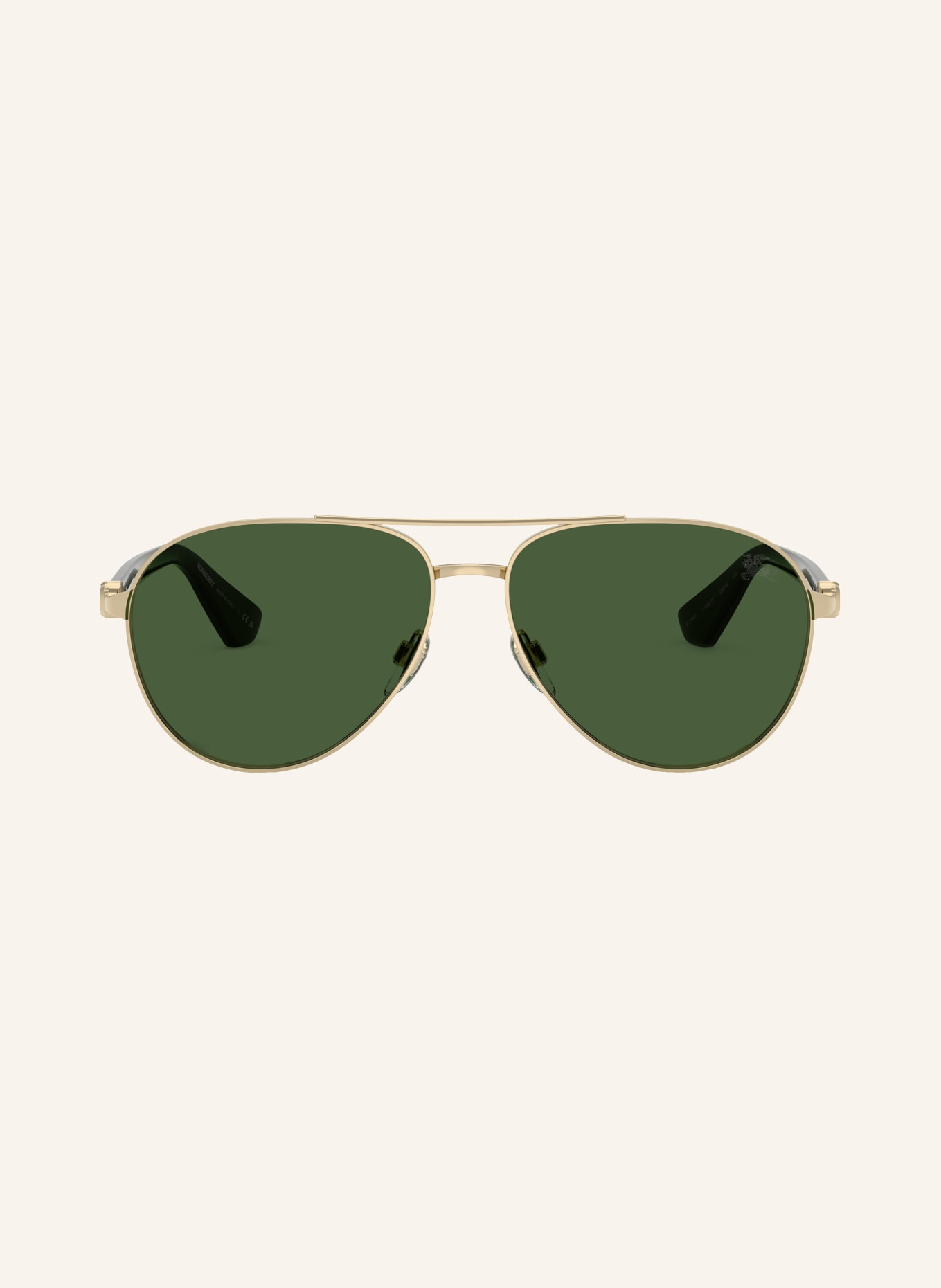 BURBERRY Sunglasses BE3167: 0BE3167 - GOLD/ GREEN