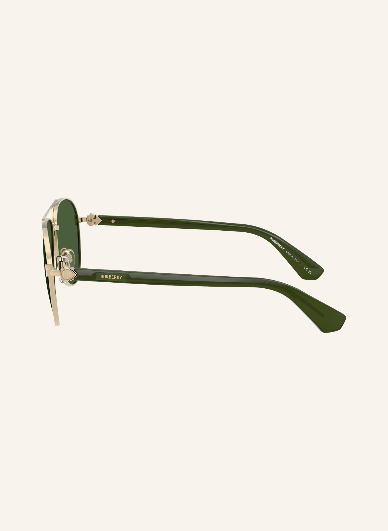 BURBERRY Sunglasses BE3167: 0BE3167 - GOLD/ GREEN