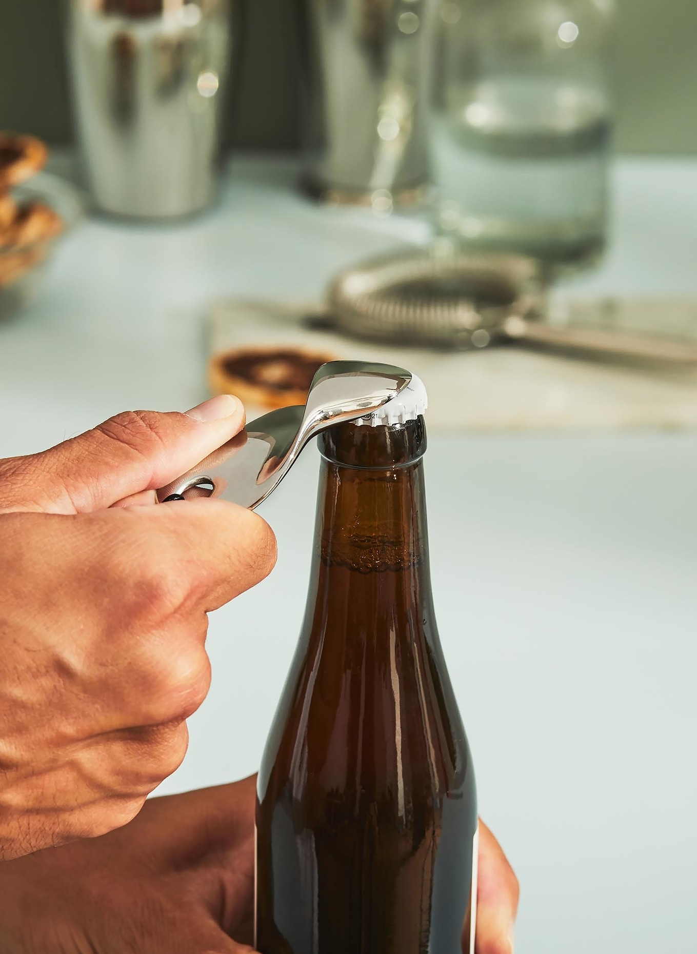 ALESSI Décapsuleur BULLA: ARGENT