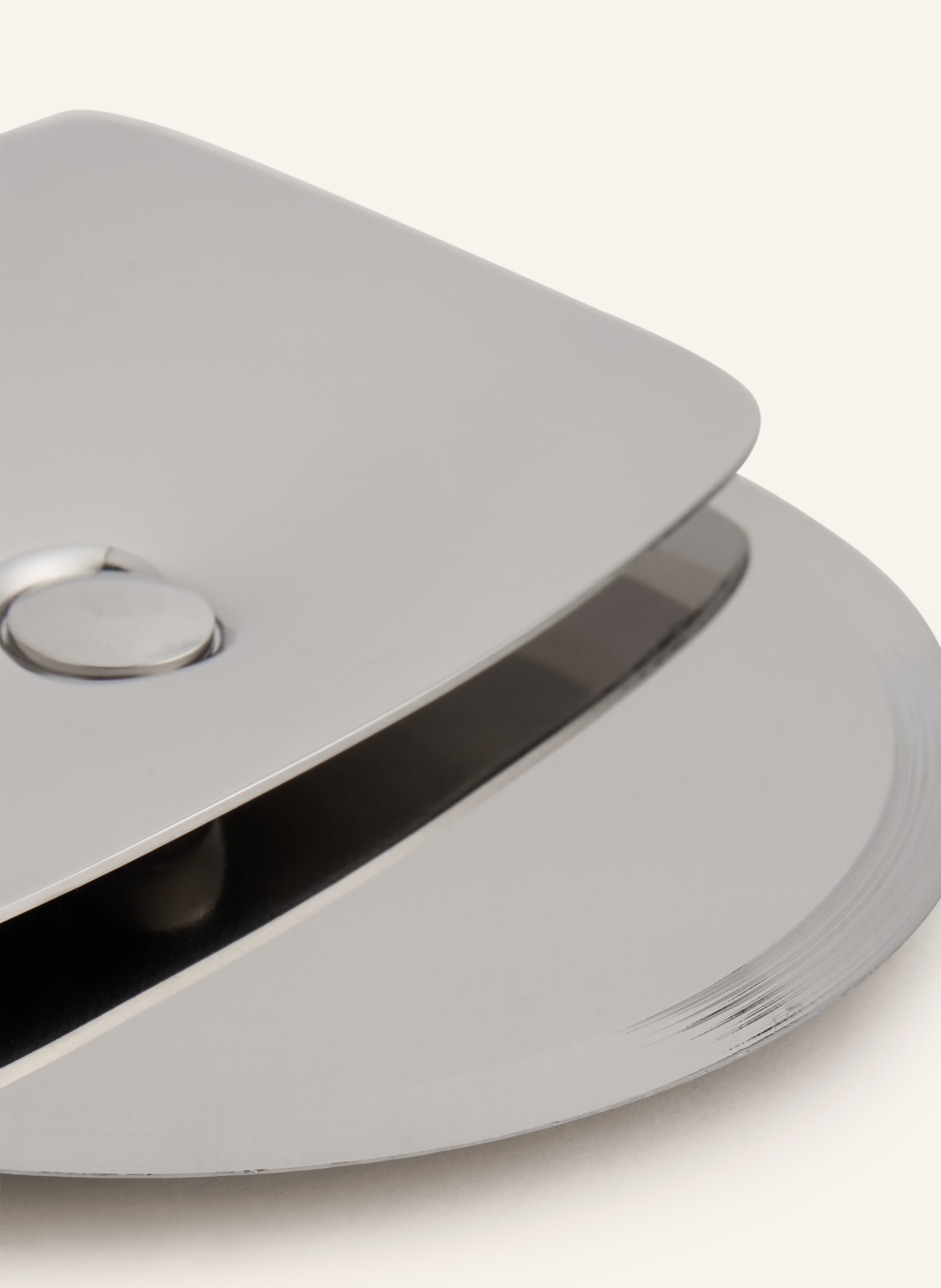 ALESSI Pizzaschneider TAIO: SILBER