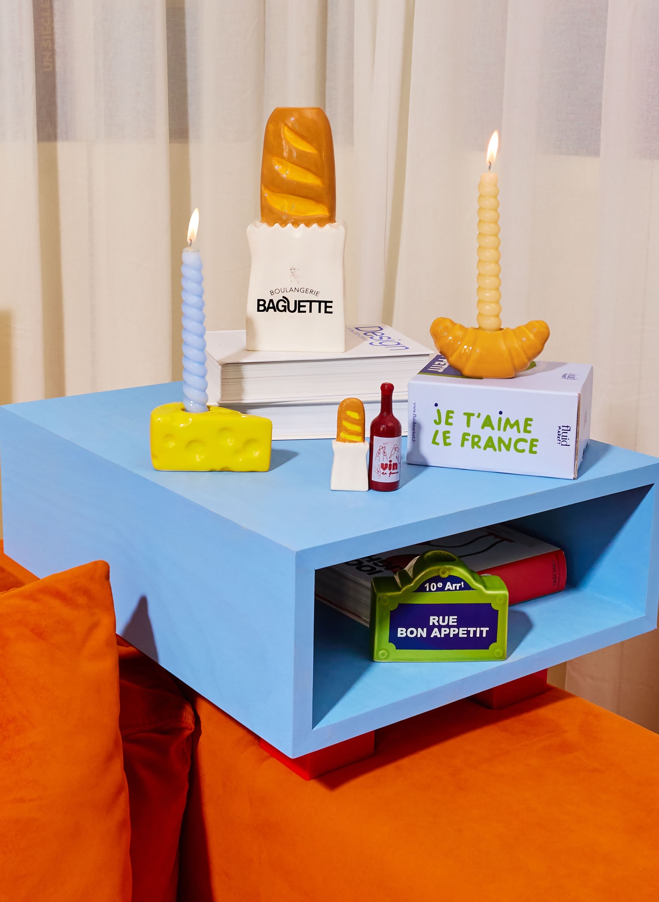 fluid MARKET Kerzenhalter CROISSANT: COGNAC