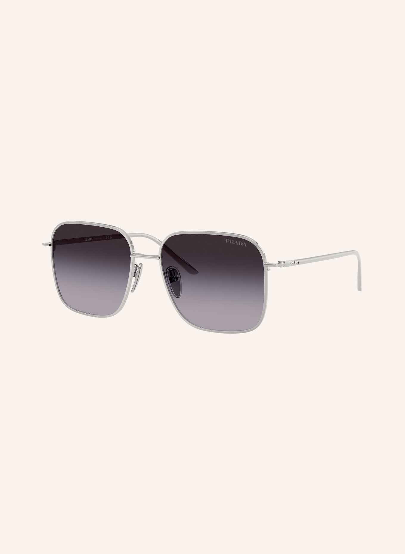 PRADA Sunglasses PR C54SD: SILVER/GRAY GRADIENT