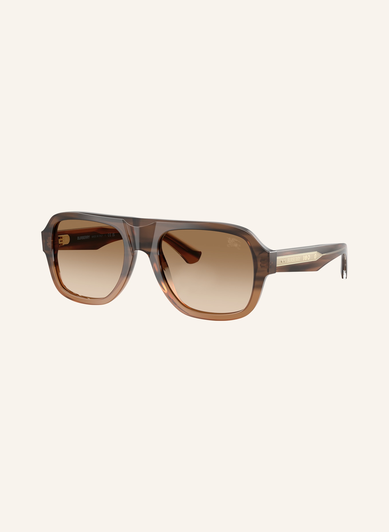 BURBERRY Sunglasses BE4478: BROWN/ BROWN