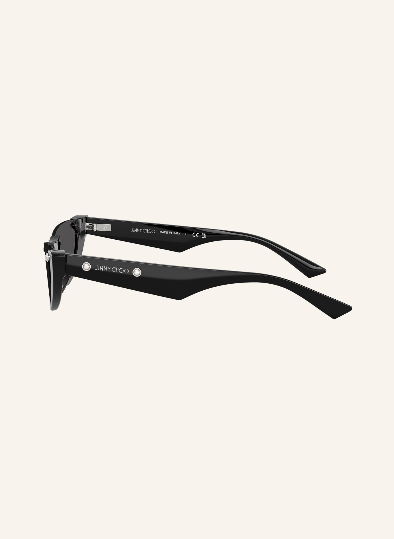 JIMMY CHOO Sonnenbrille JC5049HU: SCHWARZ/ DUNKELGRAU