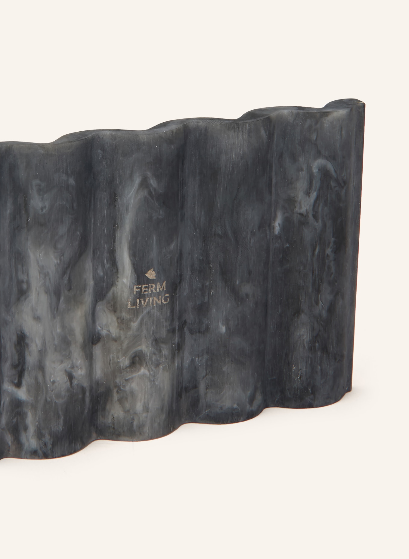 Ferm LIVING Seifenschale MIST: DUNKELGRAU / HELLGRAU