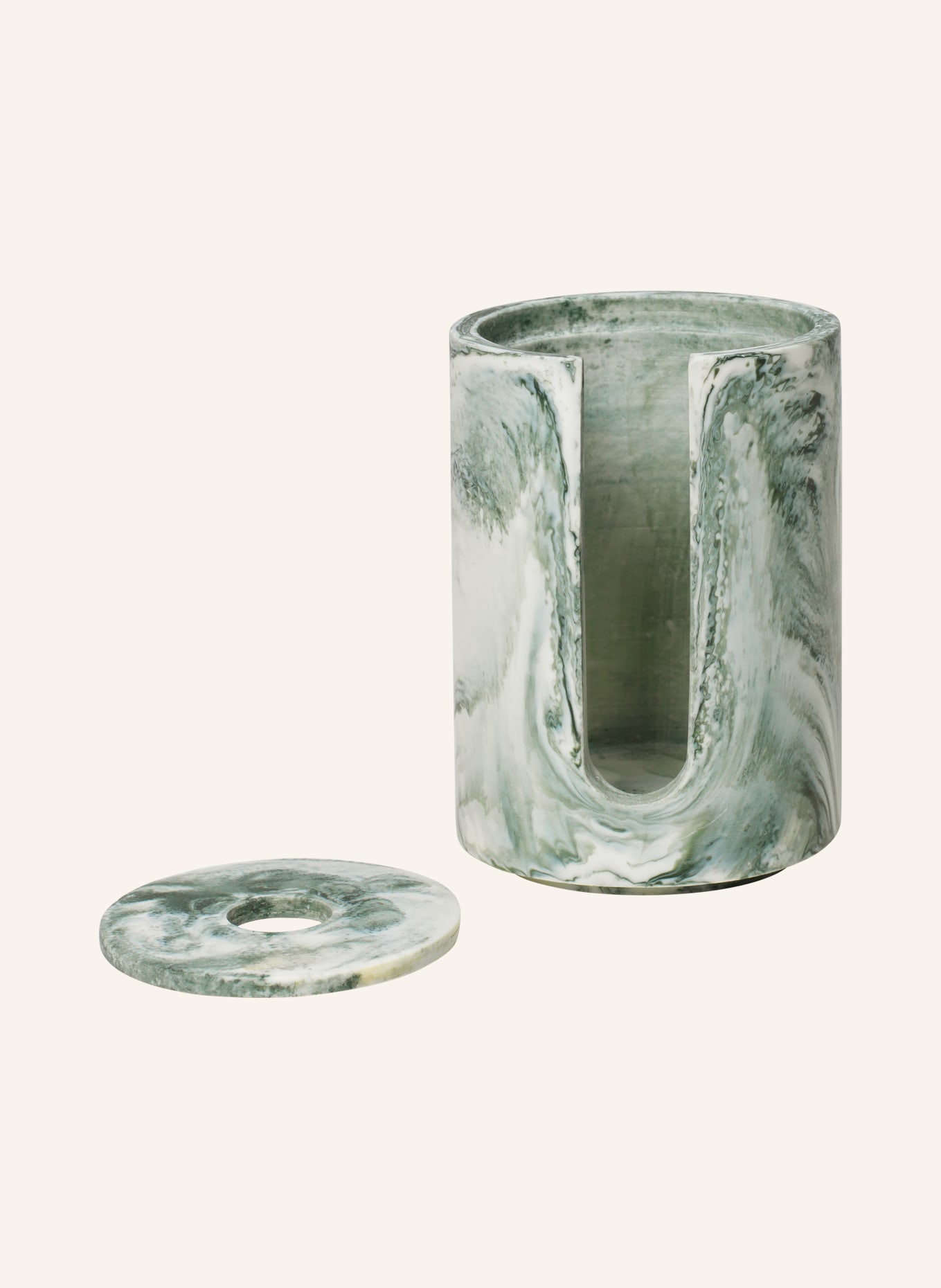 Ferm LIVING Aufbewahrungsbox MIST: DUNKELGRÜN / HELLGRÜN