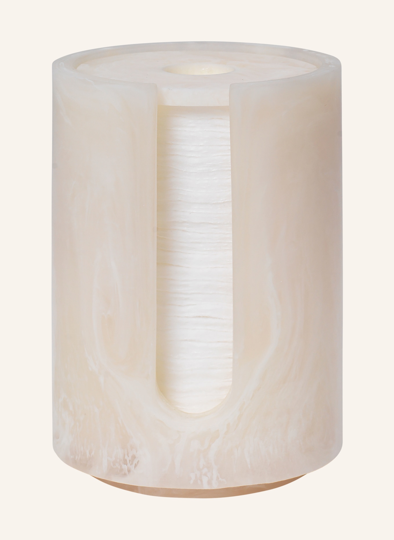 Ferm LIVING Aufbewahrungsbox MIST: LACHS / WEISS